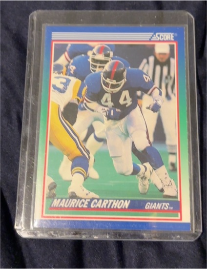 1990 Score #388 Maurice Carthon — front