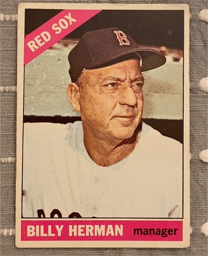 1966 Topps #37 Billy Herman — front