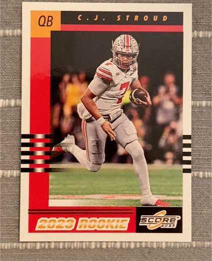 2023 Panini Score #2 C.J. Stroud Rookie — front
