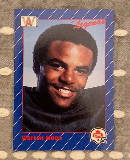 1991 All World CFL #19 Warren Moon — front