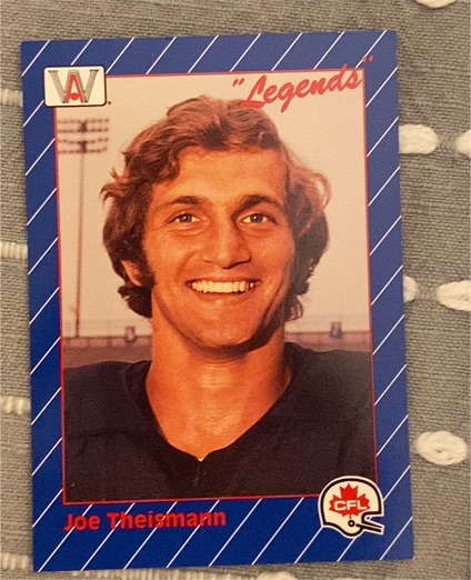 1991 All World CFL #15 Joe Theismann — front