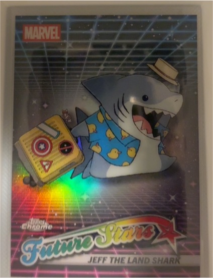 2025 Topps Chrome Marvel Future Stars #FS-6 Jeff The Land Shark — front