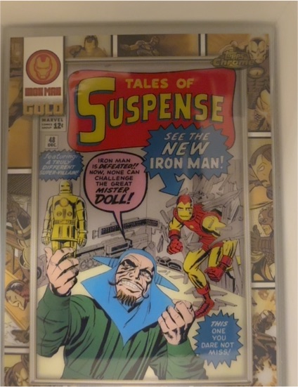 2025 Topps Chrome Marvel Iron Man Gold #IM-2 — front