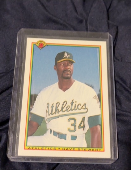 1990 Bowman #449 Dave Stewart — front