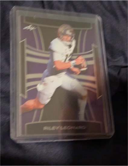2025 Leaf Metal #B-148 Riley Leonard — front