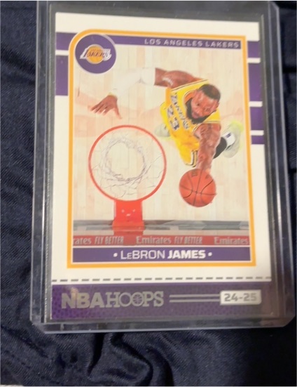 2024-25 Panini NBA Hoops #24 LeBron James — front