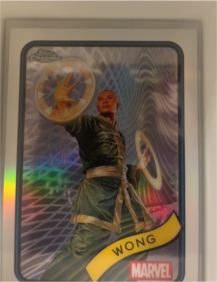 2025 Topps Chrome Marvel #86 Wong — front