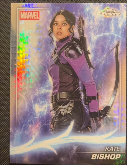 2025 Topps Chrome Marvel Studios #128 Kate Bishop — front