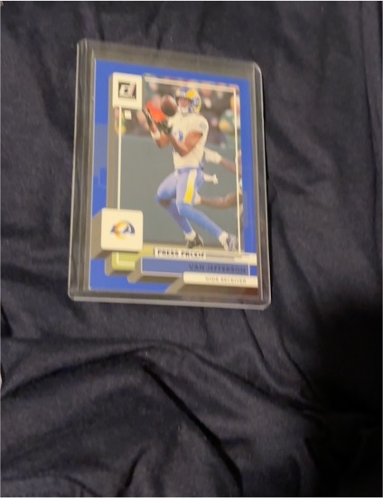 2022 Panini Donruss Press Proof #13 Van Jefferson — front