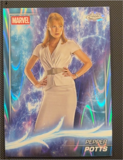 2025 Topps Chrome Marvel Studios #5 Pepper Potts — front