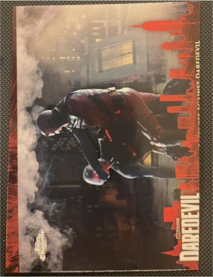 2025 Topps Chrome Marvel Studios #DD-13 Bullseye Faces off Against Daredevil — front