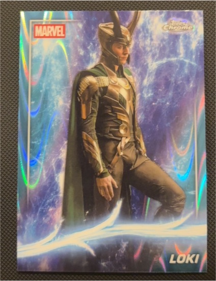 2025 Topps Chrome Marvel Studios #19 Loki — front