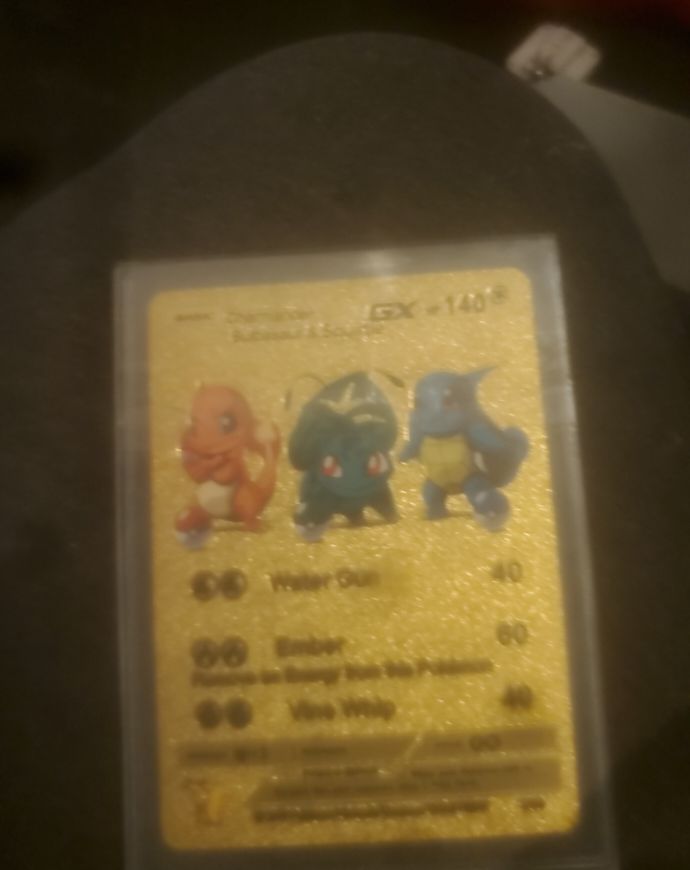 2019 Nintendo Pokemon Charmander, Bulbasaur & Squirtle GX #3 — front