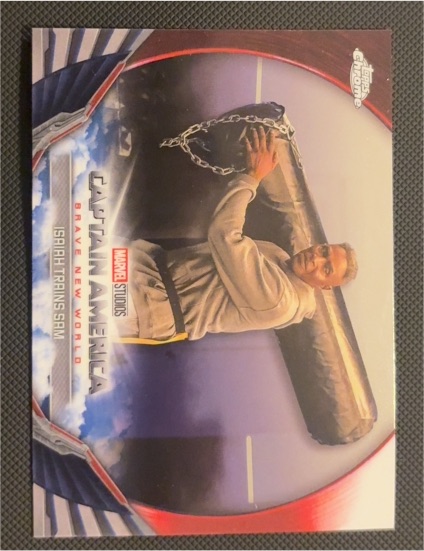 2025 Topps Chrome Marvel Studios Captain America #BNW-12 Isaiah Trains Sam — front