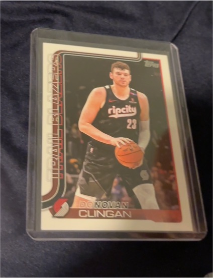 2025-26 Topps #126 Donovan Clingan — front