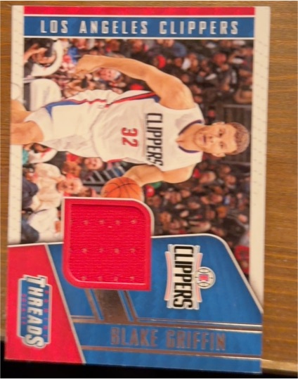 2016-17 Panini Threads Materials #13 Blake Griffin — front