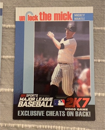 2007 Topps Unlock the Mick #3 Mickey Mantle New York Yankees — front