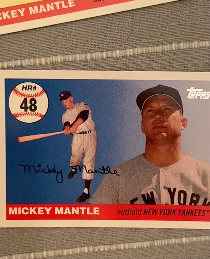 2006 Topps Mickey Mantle Home Run History #MHR48 — front