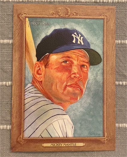 2007 Topps Turkey Red #77 Mickey Mantle — front