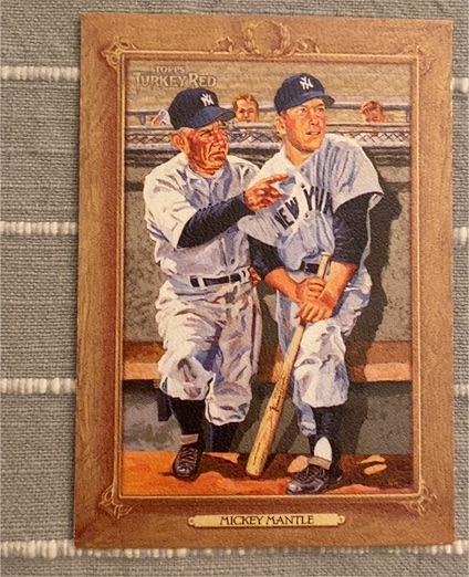 2007 Topps Turkey Red #19 Mickey Mantle — front
