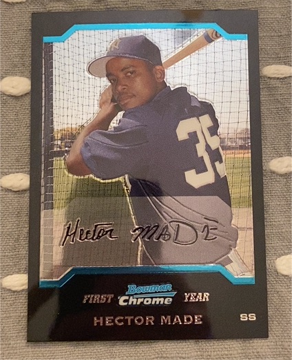 2004 Bowman Chrome First Year Hector Made — front