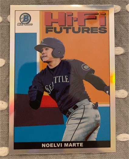 2022 Bowman Chrome Hi-Fi Futures #HIFI-9 Noelvi Marte — front