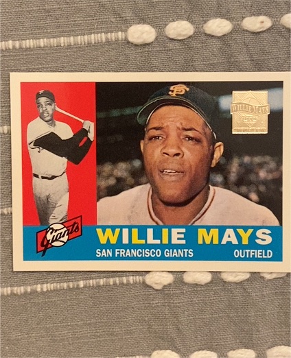 1997 Topps Commemorative #12 Willie Mays — front
