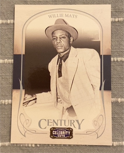 2008 Donruss Celebrity Cuts Century Willie Mays — front