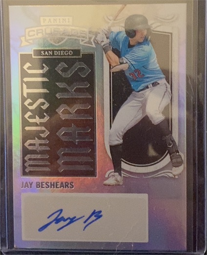2025 Panini Crusade #10 Jay Beshears Majestic Marks — front