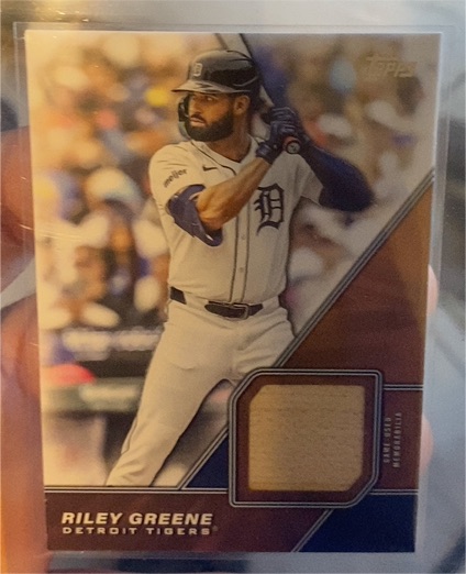 2026 Topps Series 1 Major League Material #MLM-RG Riley Greene — front