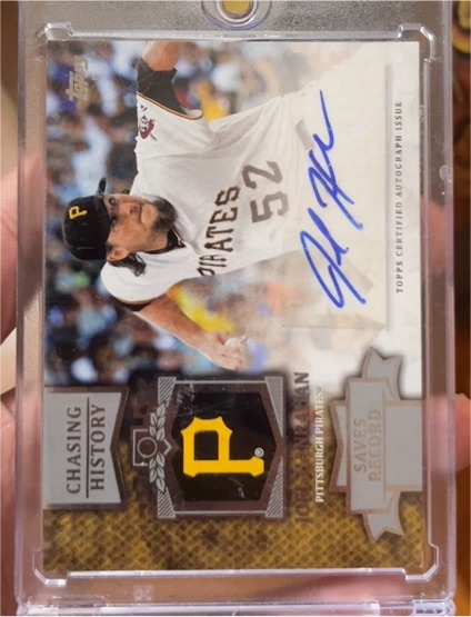 2013 Topps Chasing History #CHA-JH Joel Hanrahan — front