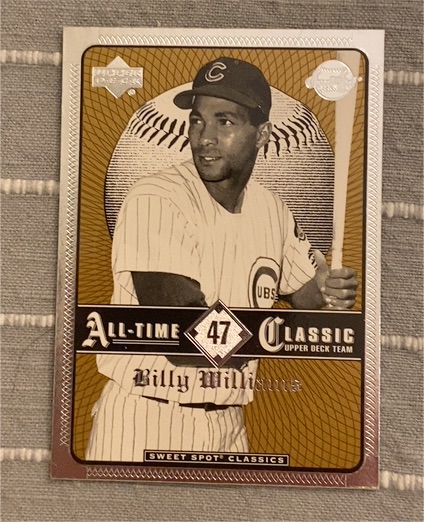 2002 Upper Deck Sweet Spot All-Time Classic #47 Billy Williams — front