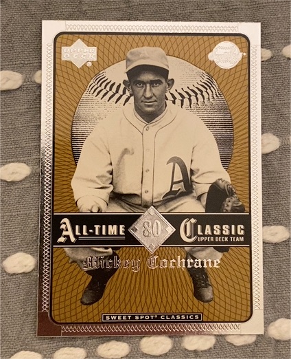 2002 Upper Deck Sweet Spot Classics #80 Mickey Cochrane — front