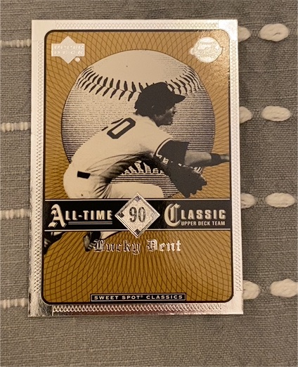 2002 Upper Deck Sweet Spot Classics #90 Bucky Dent — front