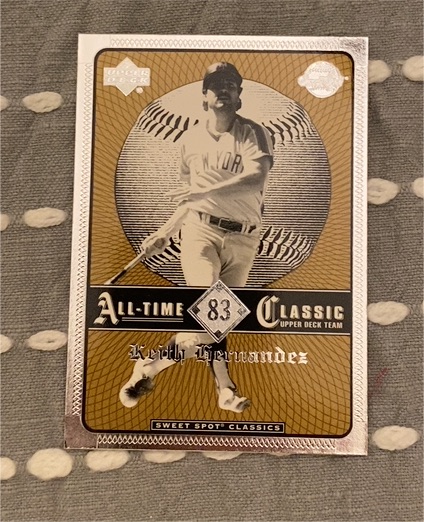 2002 Upper Deck Sweet Spot Classics #83 Keith Hernandez — front