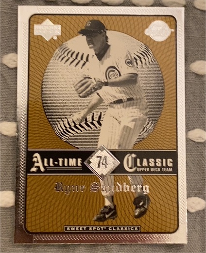 2002 Upper Deck Sweet Spot Classics #74 Ryne Sandberg — front