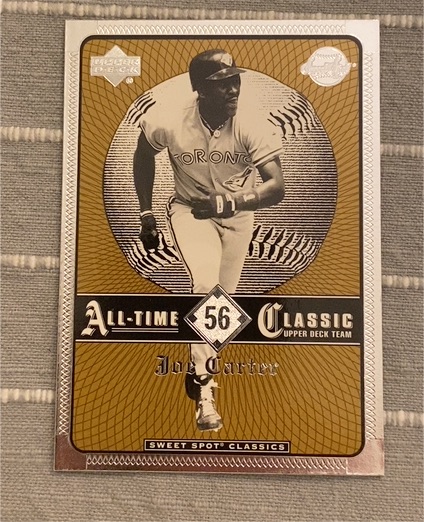 2002 Upper Deck Sweet Spot Classics #56 Joe Carter — front