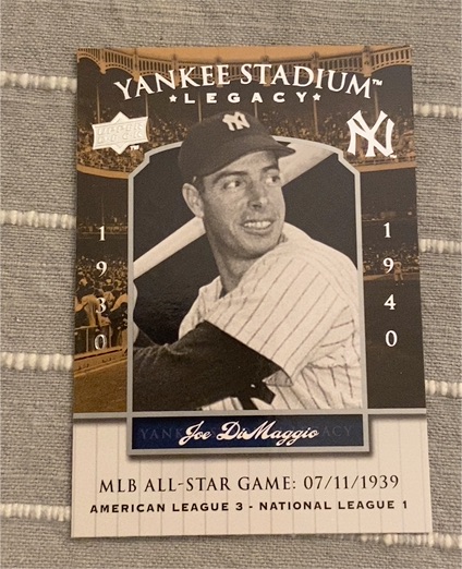 2008 Upper Deck Yankee Stadium Legacy #1288 Joe DiMaggio — front