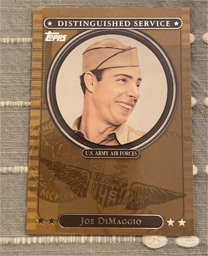 2007 Topps Distinguished Service #DS21 Joe DiMaggio — front