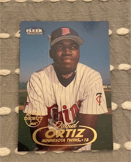 1998 Fleer Tradition #285 David Ortiz — front
