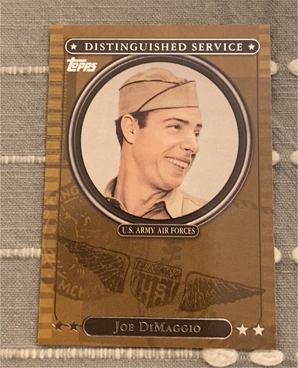 2007 Topps Distinguished Service #DS21 Joe DiMaggio — front