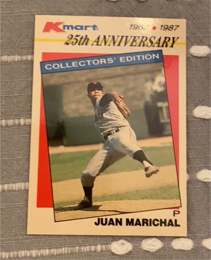 1987 Topps Kmart 25th Anniversary #6 Juan Marichal — front