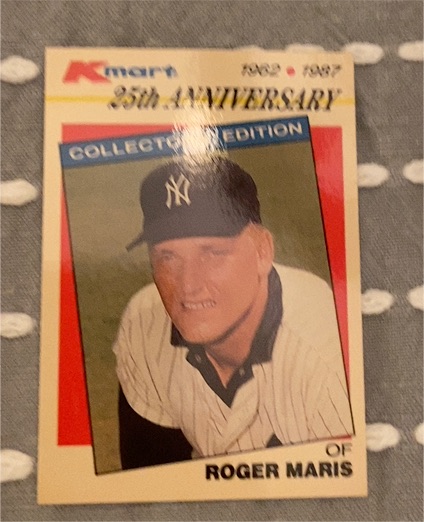 1987 Topps Kmart 25th Anniversary #7 Roger Maris — front