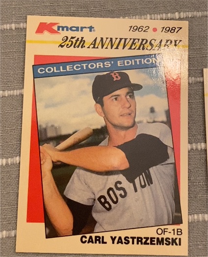 1987 Topps Kmart 25th Anniversary #11 Carl Yastrzemski — front