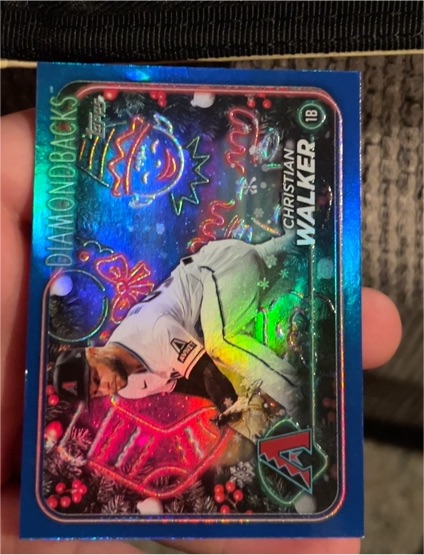 2024 Topps Holiday #H32 Christian Walker — front
