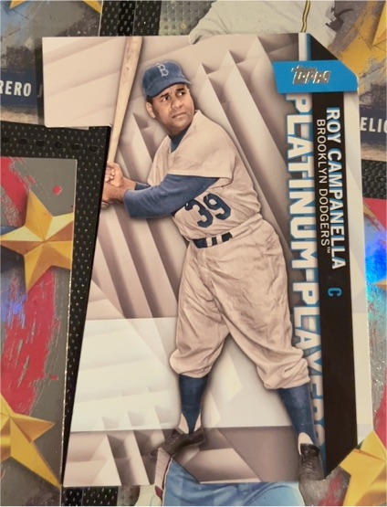 2021 Topps Update #PDC-66 Roy Campanella Topps Platinum Players Die Cuts — front