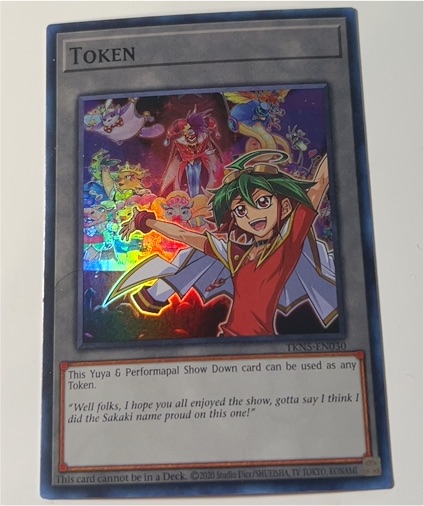 2020 Yu-Gi-Oh! TKN5-EN030 Yuya & Performapal Show Down Token — front