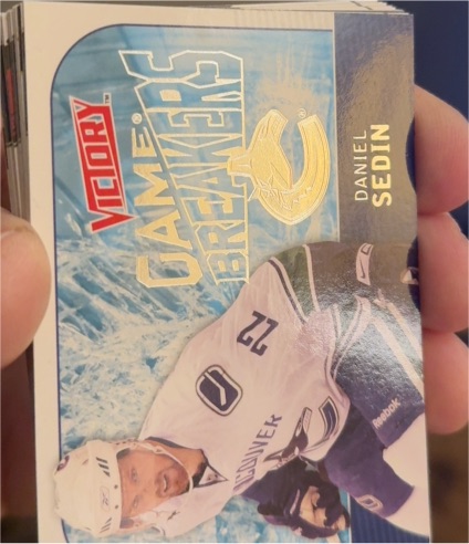 2009-10 Upper Deck Victory Game Breakers #GB Daniel Sedin — front