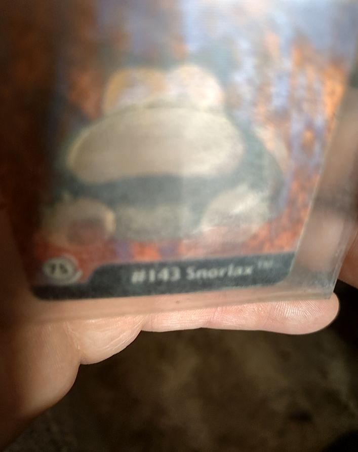 1999 Pokemon Action Flipz Series One #143 Snorlax — front