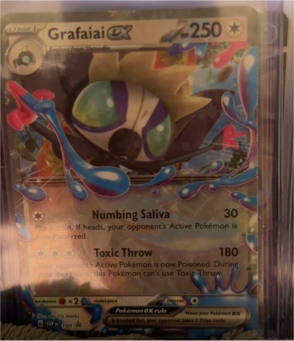 2024 Black Star Promo #100 Grafaiai ex — front